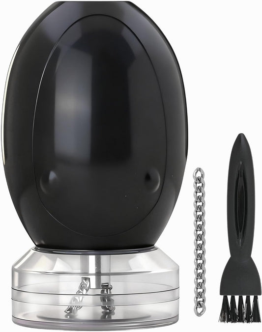 Mamba Electric Grinder. USB Rechargeable Portable One Handed Large Grinder and Spice Mill - Black