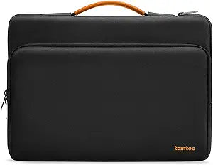 tomtoc 360 Protective Laptop Carrying Case for 13-inch New Surface Pro 11th, Copilot+PC 2024, Surface Pro 10/9/8/X with Signature Keyboard/X Keyboard, Water-Resistant Laptop Sleeve, Black
