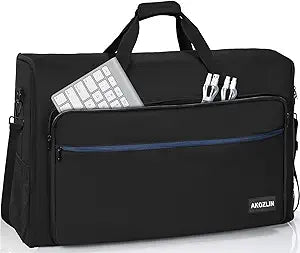 AKOZLIN LCD Screens/TVs Transport Tote Bag for 27" - 32" Displays Padded Monitor Carrying Travel Case (NOT FOR IMAC) With Shoulder Strap Accessories Pocket