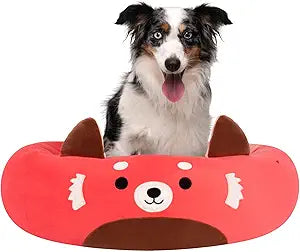 Squishmallows Original 24-Inch Cici The Red Panda Pet Bed - Medium-Sized Ultrasoft Official Plush Pet Bed for Dogs and Cats