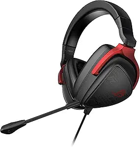 ASUS ROG Delta S Core Wired 3.5mm Gaming Headset with Mic  40mm Essence Drivers, Virtual 7.1 Surround Sound, Discord-Certified Boom Mic, Lightweight, for PC, PS5, PS4, Xbox, Switch, Mobile - Black