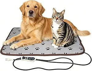 Puppy Heating Pad for Whelping New Born Dog Heated Bed,Heated Puppies Bed,Pet Heated Cat Bed,4 Auto Shut Off Timer,9 Level Heater Large 34x21 in