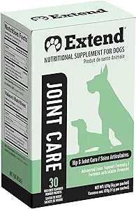 Extend Joint Care for Dogs - Hip and Joint Supplement Powder - Glucosamine for Dogs - Joint Pain Relief - MSM - Mobility & Flexibility Support - Advanced Joint Health - Made in USA