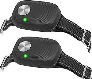 Automatic Pet Door Collar MS-6, Compatible with High Tech Pet Door, Luxury Design, Black, 2PK