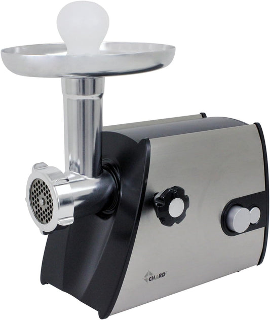 CHARD FG800SS, #8 Electric Food Grinder, Silver\/Black, 400 watts
