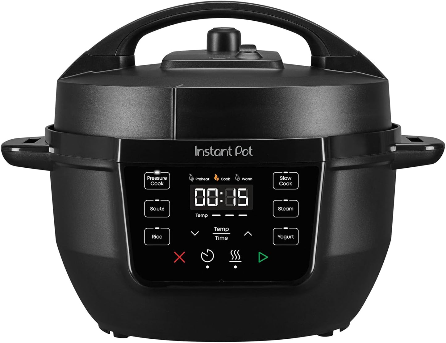Instant Pot 4QT RIO Mini 7-in-1 Multi-Cooker, Pressure Cooker, Slow cook, Sauté, Steam, Rice Maker, Yogurt, & Warmer, Black, 4 Quarts