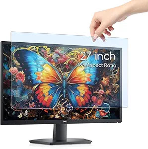 KEANBOLL Anti Blue Light Screen Protector Panel for 27 Inches Computer Monitor Blue Light Blocking Filter Anti Glare Shield for Desktop Computer - (Removable,No Need to Stick)