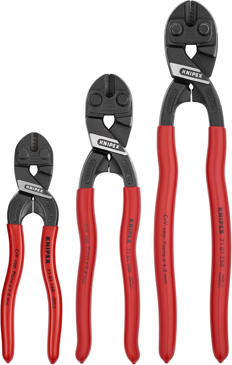 KNIPEX Tools 00 20 05 US2 3 Pc CoBoltÂ® Compact Bolt Cutter Set