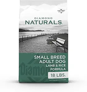 DIAMOND NATURALS Small Breed Lamb & Rice Adult Dry Dog Food, 18 lbs.
