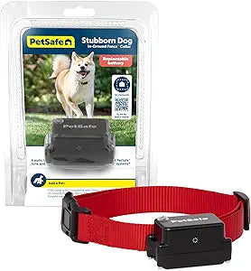 PetSafe Stubborn Dog In-Ground Fence Reciever Collar - Waterproof & Battery-Operated Adjustable Invisible Boundary Training Collar - for Dogs Older Than 6 Months Weighing 8lb+