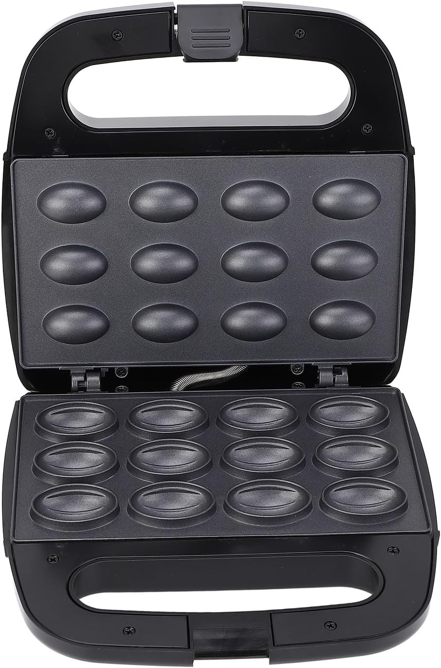 FLEXMAN 12 Electric Walnut Cake Maker, Double Sided Heating Non Stick Walnut Cookie Model Maker, Electric Oreshki Model Maker for Family Events or Summer Parties