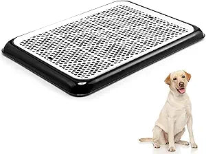 Mifoci Dog Pee Pad Holder Potty Tray Portable Dog Litter Box Toilet Training for Indoor Outdoor Small Medium Large Pet Puppy (1 Pcs)