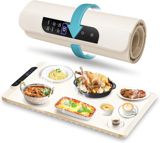 Crafted Kitchen, Warming Mat for Food, Food Warming Mat, Electric Warming Tray for Buffets Party, Portable Design