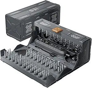 EZARC Electric Screwdriver Set, 181 in 1 Cordless Screwdriver, 3 Torque Settings with 160 Magnetic Precision Bits, Power Screwdriver Repair Tool Kit for Phone Laptop Camera Watch Computer