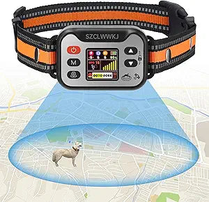 Invisible Fence for Dogs, GPS Wireless Dog Fence System, Electric Fence for Dog, GPS Dog Collar, Radius 66-6561 ft, Waterproof Dog Perimeter Collar Wireless Fence, Outdoor Use | Over 15 Lbs