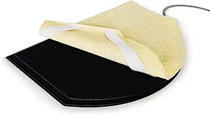 K&H Pet Products Lectro-Kennel Igloo-Style Heated Outdoor Dog Bed, Half-Round Durable Rigid ABS Plastic Heated Pad for Dog Houses Outdoor, Washable Cover, Safety Listed - Medium 24 X 15in Black 60W