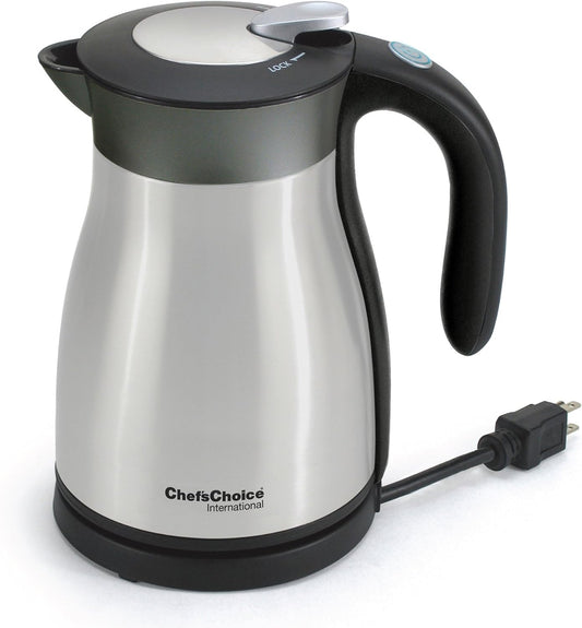 Chef'sChoice 692 International Keep Hot Thermal Electric Kettle, 1.5-Liter, Stainless Steel