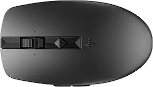 HP 710 Rechargeable Silent Mouse - for Computer or Laptop, Type USB-C Batteries - Multi-OS/Device Compatible - Bluetooth or 2.4 GHZ Dongle - 6 Programmable Buttons - Ambidextrous (6E6F2AA#ABL, Black)
