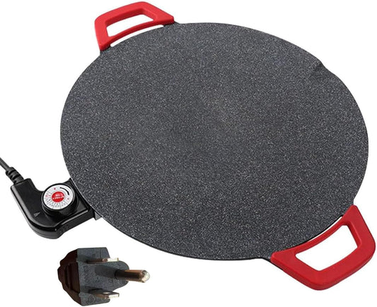 Electric Griddle Smokeless BBQ Grill Baking Tray Nonstick Cooking Griddle Pan Pancake Maker With Handle Korean Grill