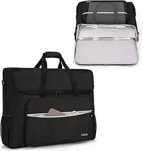 LCD Screens/TVs(up to 2) Transport Tote Bag for 19" - 24" Displays Padded Monitor Carrying Case (NOT FOR IMAC) Travel Bag With Shoulder Strap,Large Accessories Pocket