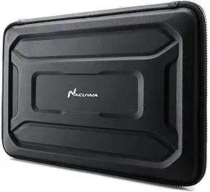 360Â° Protective Laptop Sleeve for 13-inch MacBook Air M2/A2681 M1/A2337 2018-2022, MacBook Pro M2/A2686 M1/A2338 2016-2022, Water-Resistant Case for 12.9 iPad Pro 6th/5th/4th/3rd Gen, Black