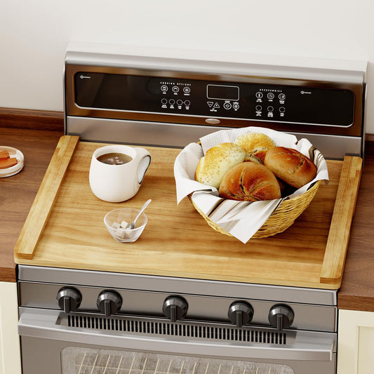 HAIDAIYA Noodle Board Stove Cover, Stove Top Covers for Electric 30"L X 22"W, Stove Top Covers for Gas Burners, Sink Cover for Counter Space, Durable Easy Clean Countertops, Farmhouse Decor Tray