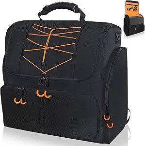 Computer Desktop Mid Tower PC Carrying Case,PC Travel Case Padded Carrying Bag Backpack for ATX/M-ATX Mid-Tower, Portable PC Carrying Bag for PC Chassis, Keyboard, Cables, Mouse and Accessories