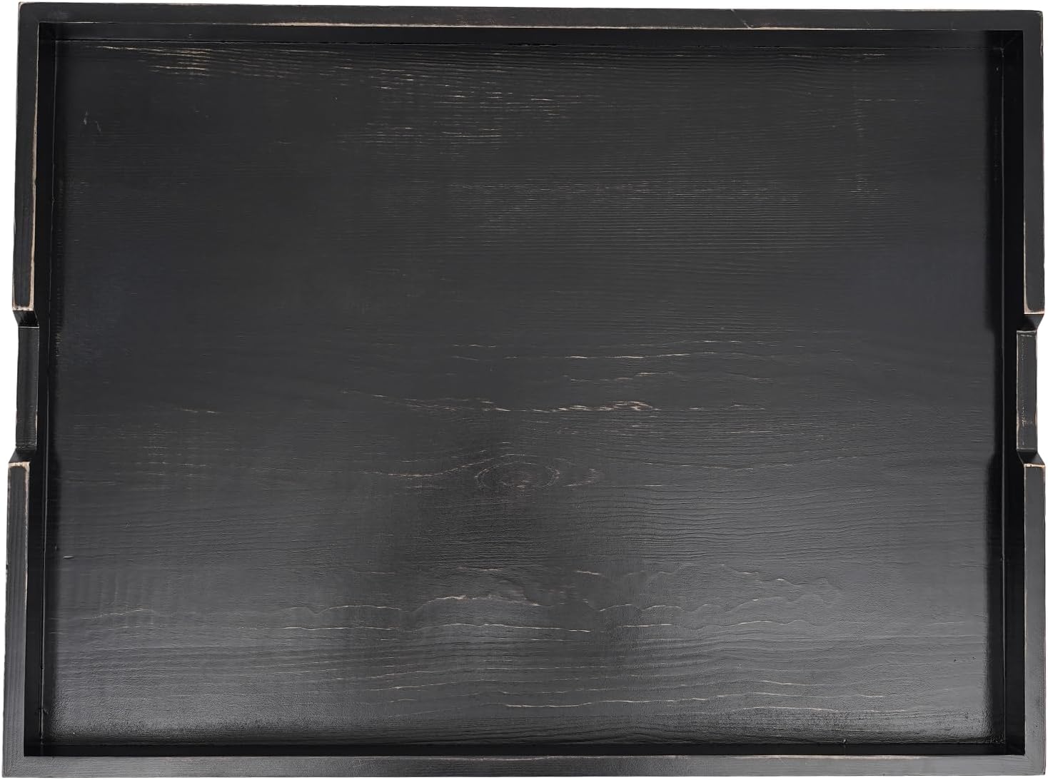 QIANMOON Noodle Board Stove Cover with Built-in Handles, Extra Thick Pine Wood Stove Top Cover Counter Space Cutting Board for Gas Electric Stove (black), Large, FTMU-00