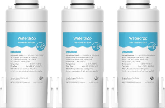Waterdrop WD-EDFA Alkaline Filters Replacement for Waterdrop Electric Pitcher 𝐖𝐃-𝐄𝐃𝟎𝟏\/𝐄𝐃𝟎𝟐\/𝐄𝐃𝟎𝟒\/𝐄𝐃𝟎𝟏𝐀\/𝐄𝐃𝐂𝟎𝟏, NSF\/ANSI 42&372, Improve PH, 3 Months or 200 Gallons, 3 Filters