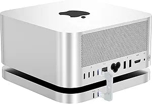 Mac Studio Dock & Stand with 80Gbps USB-C, Mate Studio Hub with Dual M.2 2280 (PCIe4.0 x2) NVMe SSD Slots(up to 16TB), USB-C(PD3.0) for Mac Studio