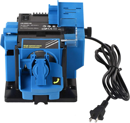 Multifunctional Electric Sharpener, Drill Bit Sharpener Household Electric Cutter Scissor Sharpener Sharpening Tools Kitchen Knife Sharpener for Professional Chef Use(US Plug 110V)