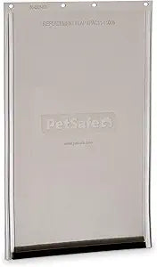 PetSafe Extreme Weather Sliding Glass Pet Door Replacement Flaps - Maintains Indoor Temperature - Energy-Saving - Weatherproof Dog Door Replacement - Medium