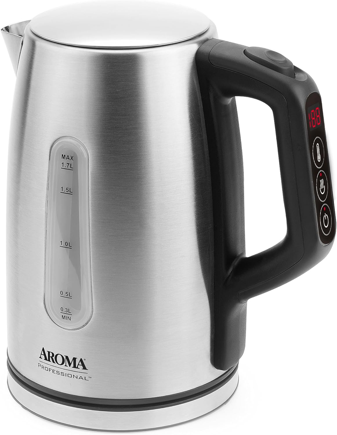 AROMA® Professional 1.7L / 7-Cup Electric Stainless Steel Kettle (AWK-1810SD)