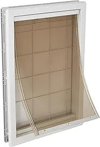 Ideal Pet Products Designer Series Plastic Pet Door with Telescoping Frame, Extra-Large, 10.5" x 15" Flap Size