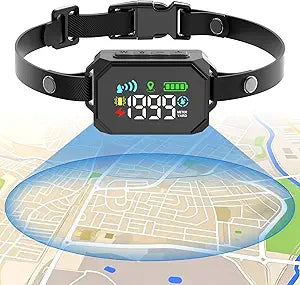 GPS Wireless Dog Fence, Electric Fence for Dogs, Perimeter Collar Fence System, Radius 33-1999 Yards, IPX7 Waterproof, Beep Vibration Shock Correction, for Pets Over 18 Lbs