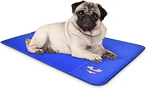Arf Pets Dog Cooling Mat 23â€ x 35â€ Pad for Kennels, Crates, Beds, Non-Toxic, Durable Solid Self Cooling Gel No Refrigeration or Electricity Needed