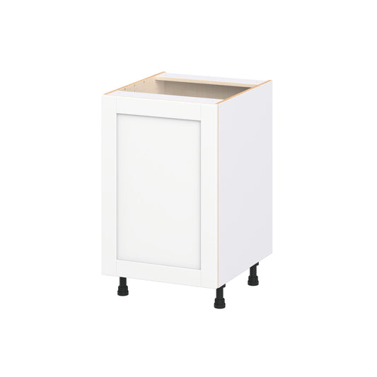 Hugo&Borg Rosemont 21-in W x 34.5-in H x 24.5-in D Bright White 3 -Drawers Base Fully Assembled Cabinet Recessed Panel Shaker