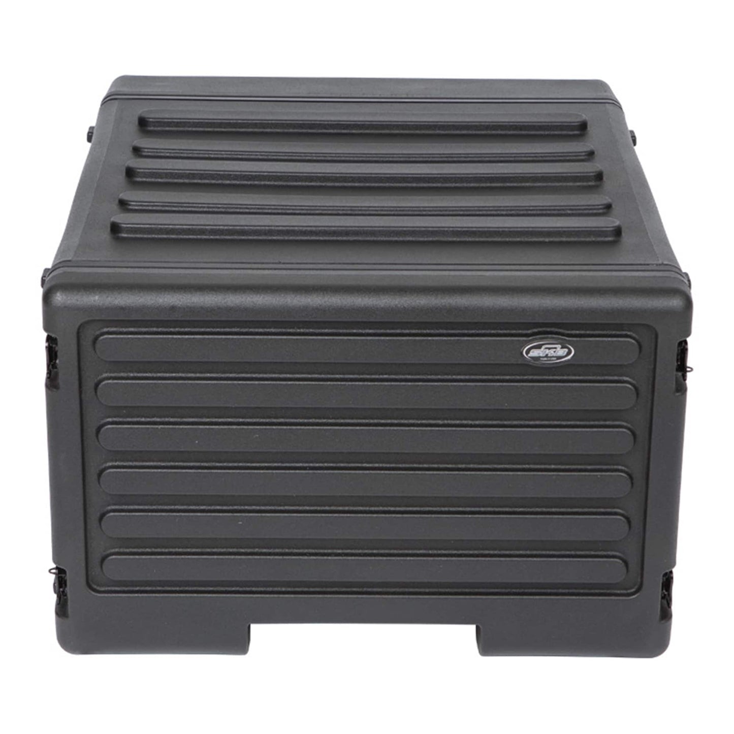 SKB  6U rSeries Rolling Rack with Integrated Back Wheels and 1-Touch Pull Handle