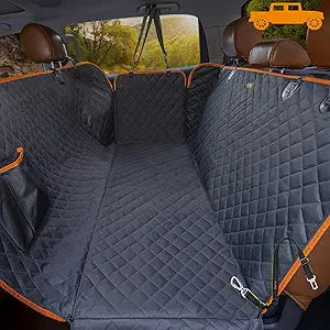 iBuddy Dog Car Seat Covers 100% Waterproof, Dog Seat Cover with Side Flaps from Scratching, Pet Seat Cover for Back Seat of Car/SUV/Truck Machine Washableâ€¦ (Truck)