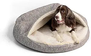 Snoozer Luxury Orthopedic Cozy Cave Pet Bed, Showdog Collection, Large - Merlin Linen