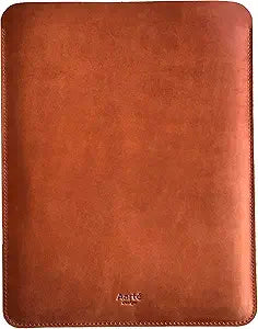 Genuine Vintage Leather Sleeve case for 13-inch MacBook Air/Pro 2018-2026 M1 M2 M3 M4 / 13 MacBook Pro M1 M2 M3 M4 Max (2018-2026) (Vertical, Cognaq)