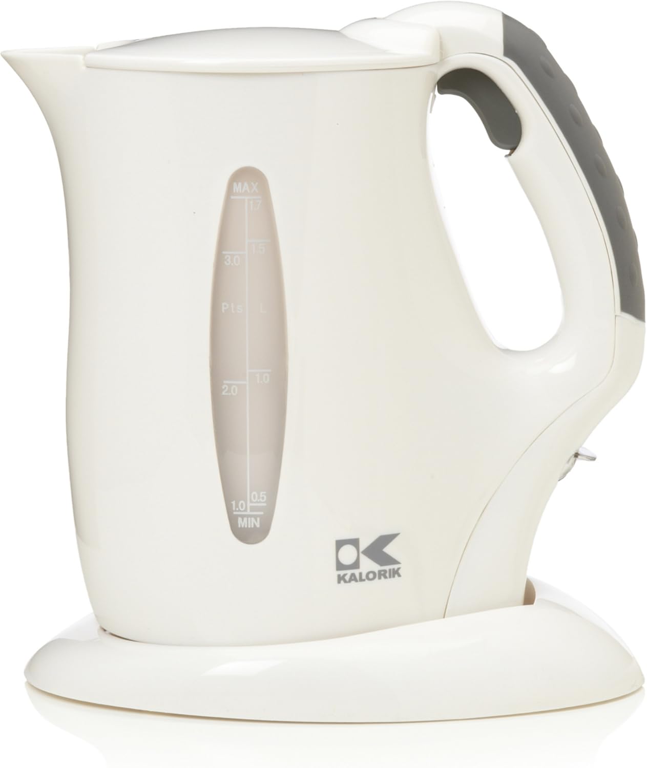 Kalorik Cordless Jug Kettle, White, 57-Oz.