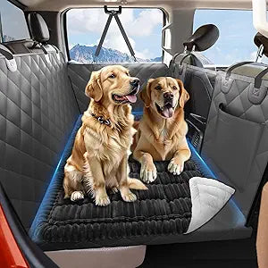 Dog Bed for Truck Back Seat Non-Slip, Truck Dog Bed Soft and Comfortable, Back Seat Pet Bed Mat for Travel, Pet Car Blanket for Backseat Extender and Seat Covers Black 59â€X27.5â€