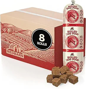 Redbarn Pet Products Grain Free Dog Food Roll - Beef, 3lb, Pack of 10