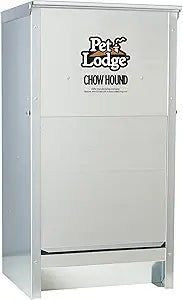 Pet LodgeÂ® Automatic Dog Feeder | Chow Hound Outdoor Pet Feeder | Tough Galvanized Steel | Made in USA (25 lb)