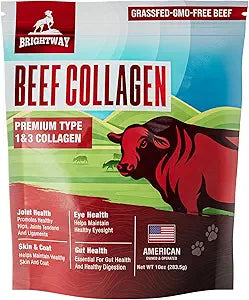 Grass fed Collagen for Dogs - Supports Health Skin & Coat, Hip, Joint Care & Cartilage Support + Skin Health and Mobility, 100% All Natural Collagen