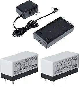 High Tech Pet CRG-12V Charger Kit with 2 Backup Batteries for Power Pet Doors