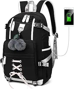 Backpack for Women Teen Kids Girls, Water Resistant Casual Daypack Fits Laptop with USB Charging Port,Cute Bookbag for Travel,School,Hiking,Giftâ€¦