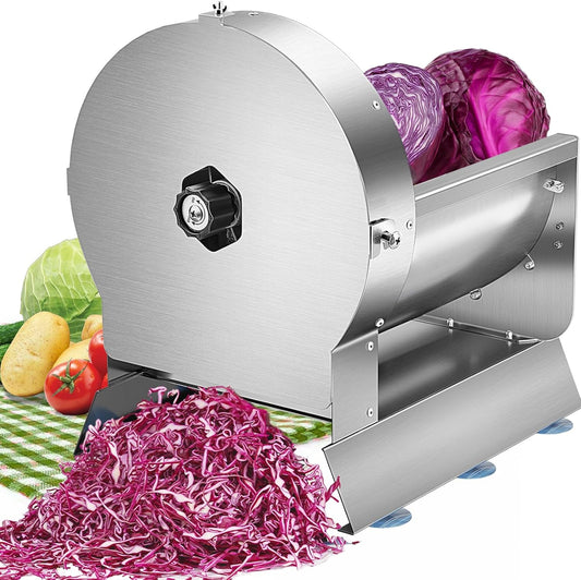 Commercial Vegetable Slicer Electric & Manual, 0\u201313mm,Commercial Fruit Stainless Steel Fruit Cutter Machine 2-IN-1, High-Speed Food Slicer for Cabbage, Potatoes, Tomatoes, Lemons