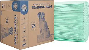 Arm&Hammer Green Tea Pet Training Pads 200Ct Dog Training Pads with Super Absorbing Green Tea and Arm&Hammer Baking Soda for 2X The Odor Control Leakproof & Recycled Training Pads for Dogs,Pack of 1